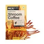 Ace Blend Cordyceps SHROOM COFFEE (15 serves) | Mushroom Coffee | Coffee Powder with KSM 66 Ashwagandha, L-Theanine, MCT | Immunity, Energy | 100% Arabica | Instant Coffee Packet | Cold/Hot Brew - Fast UK Delivery - Image 2