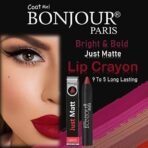 Bonjour Paris Just Matte Lip Crayon -Brick Red, Mauve, 6.4g - Fast UK Delivery - Image 6
