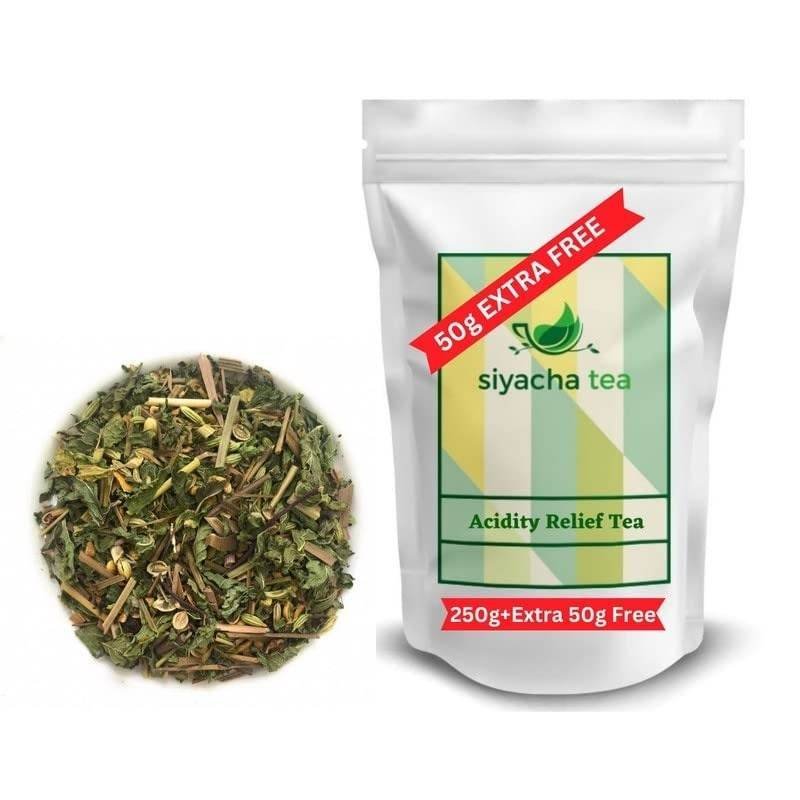 uk51M4VLDnxcL-1-1.jpg Siyacha Tea Acidity Relief Tea|SPECIAL VALUE OFFER PACK BUY 250g GET EXTRA 50g FREE|Wellness Range Chai Patti|Immunity Booster|Natural Detox Herbal Blend |Caffeine Free|Soothing Loose Leaf Chai Patti| - Fast UK Delivery - Image 1
