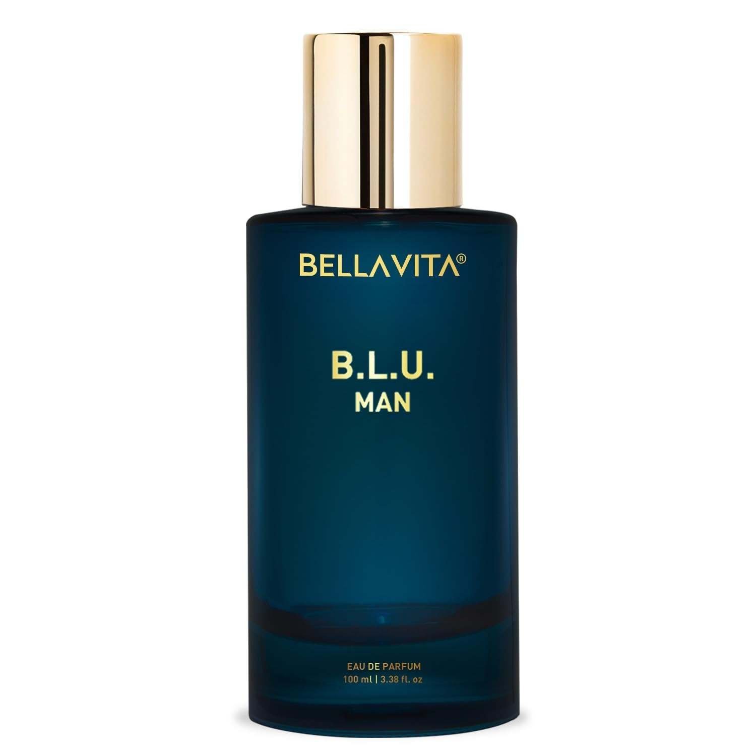 uk51M8197yMLL-1.jpg Bella Vita Luxury B.L.U Men Eau De Parfum Liquid Perfume With Lemon, Apple, Musk|Fresh, Refreshing, Energising Long Lasting Edp Fragrance Scent 100Ml - Fast UK Delivery - Image 1