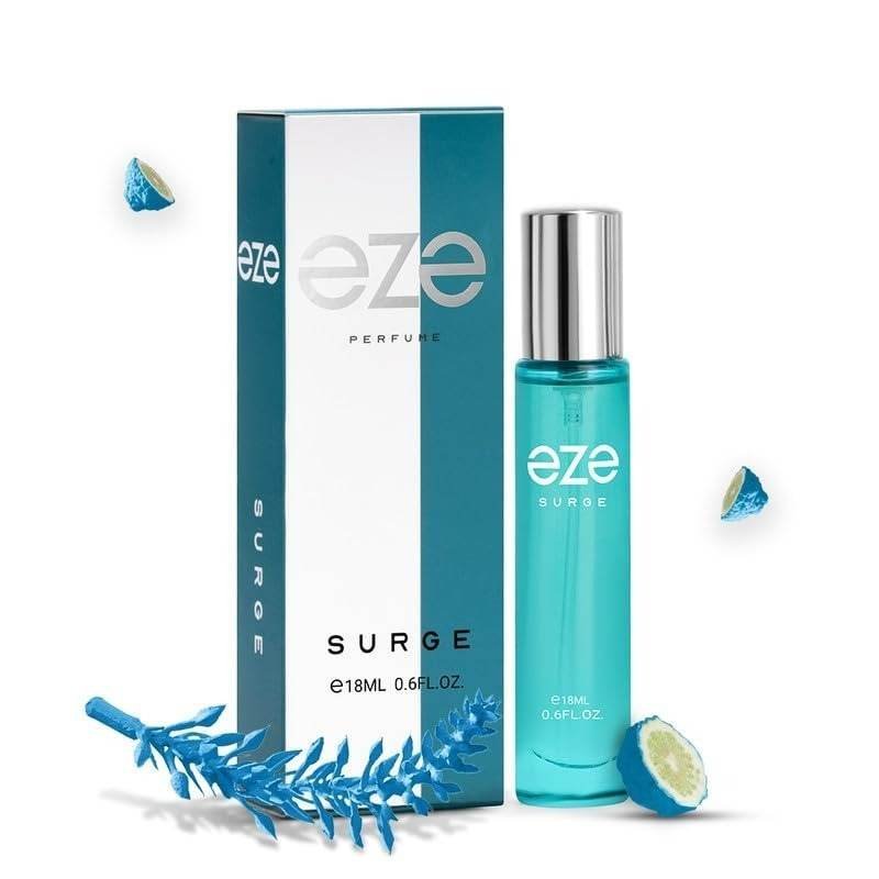 uk51M89Q6kcL-1.jpg Eze SURGE Eau De Parfum for Men 18ml Premium Long Lasting Luxury Fragrance with a Masculine Scent Blend of Bergamot, Pink Pepper, Lavender, Vetiver, Patchouli, Ambroxan & Cedar Gift for Him - Fast UK Delivery - Image 1