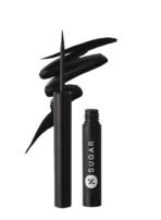 SUGAR Cosmetics - Eye Warned You So! - Double Matte Eyeliner Gel - 01 Black Swan (Black Eye Liner) - Sweat Proof, 100% Waterproof Eye Liner With Matte Finish, Multicolor - Fast UK Delivery