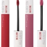 Maybelline New York Super Stay Matte Ink Liquid Lipstick, 20 Pioneer and 125 Inspirer, 5g (Pack of 2) - Fast UK Delivery