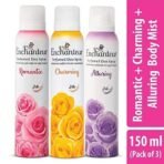 Enchanteur Perfumed Deo Spray for Women with 24-Hours Odour Protection & Long-Lasting Floral French Fragrance| Romantic, Charming, & Alluring Deodorant Body Spray Assorted Pack| 150ml Each - Fast UK Delivery - Image 3
