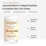 Advanced Marine Collagen Peptides With Hyaluronic Acid, Glutathione & Biotin | No Smell & Easy To Mix With No Added Sugar 200G (Unflovoured Pack Of 1) - Fast UK Delivery - Image 3