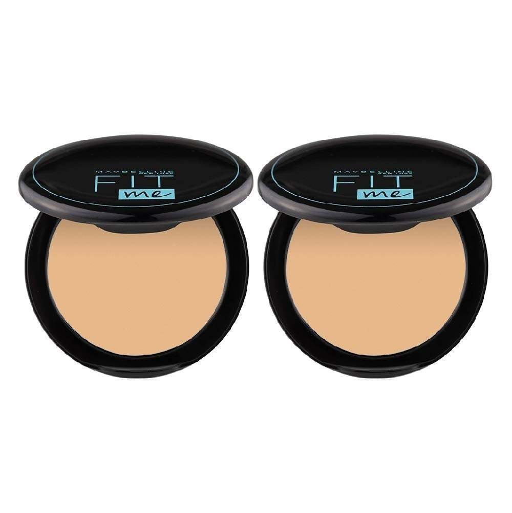 uk51MhiE13O6L-1.jpg Maybelline New York Matte Compact Powder For All Skin Types, With Spf To Protect Skin From Sun, Absorbs Oil, Fit Me, 128 Warm Nude, 8G (Pack Of 2), Cream - Fast UK Delivery - Image 1