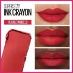 Maybelline New York Maybelline Super Stay Ink Crayon Lipstick, Precision Tip Matte Lip Crayon with Built-in Sharpener, Longwear Up To 8Hrs, Hustle In Heels, Apple Red, 0.04 oz - Fast UK Delivery - Image 5