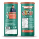 Farmley Roasted Makhana, Himalayan Salted & Cream & Onion Flavour I 77g Each I Healthy Snack Roasted in Olive Oil | Guilt-Free & Crunchy Munchies | Pack of 2 - Fast UK Delivery - Image 4