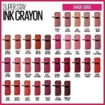 Maybelline New York Maybelline Super Stay Ink Crayon Lipstick, Precision Tip Matte Lip Crayon with Built-in Sharpener, Longwear Up To 8Hrs, Hustle In Heels, Apple Red, 0.04 oz - Fast UK Delivery - Image 7