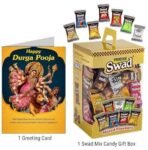 Swad Gift for Shubh Happy Navratri with Card (Swad Mixed Candy 125 Gift Box & 1 Greeting card) - Fast UK Delivery - Image 3