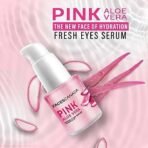 FACESCANADA Pink Aloe Vera Fresh Eyes Serum For Under-Eye Care, 15ml | Squalene, Witch Hazel & Quinoa Extracts | Anti-Ageing, Brightening & Intense Hydration | Helps Reduce Puffy Eyes & Dark Circles - Fast UK Delivery - Image 5