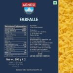 Agnesi Farfalle Pasta, 500g, Pack of 2, Product of Italy - Fast UK Delivery - Image 5