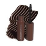 Ruby's Organics Dark Brown Tinted Eyebrow Gel with Castor Oil - Waterproof & Smudgeproof, Lifts, Shapes and Thickens Scanty Brows, Promotes Hair Growth, Natural & Non-Toxic Face Makeup for Women - 6ml - Fast UK Delivery