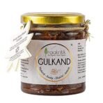 Praakritik Gulkand Natural - Kesar - Elaichi - Artisan Flavour, Organic, Pure Vegetarian, Rich in Calcium and Antioxidants, 250 Grams - Fast UK Delivery - Image 2