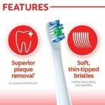 Colgate ProClinical 150 Battery Powered Electric Toothbrush Refills for adults - 2 Pieces - Fast UK Delivery - Image 4