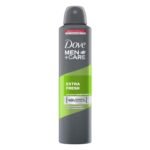 Unilever Dove Men+care Extra Fresh Dry Spray Antiperspirant Aerosol Deodorant, Up to 48 Hrs Protection From Sweat & Odour, Soothes & Moisturises Skin, Long-lasting Refreshing Citrus Scent, 250ml - Fast UK Delivery