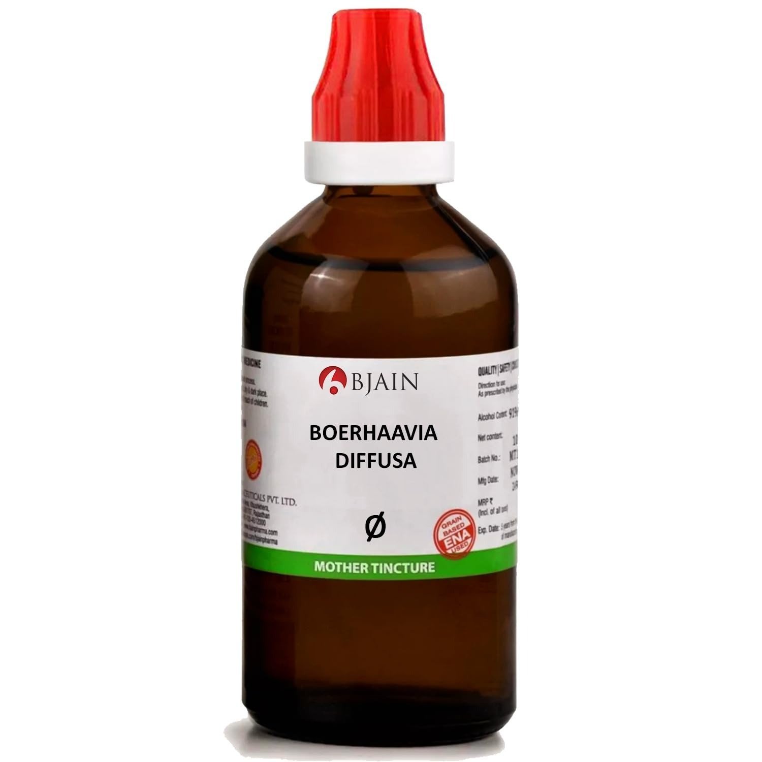 uk51O3pTT0xHL-1-1.jpg Bjain Boerhaavia Diffusa Q Mother Tincture, 100ml, Homeopathic - Fast UK Delivery - Image 1