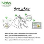 Nisha Cream Hair Color Rich Bright Long Lasting Hair Colouring For Ultra Soft Deep Shine 100% Grey Coverage Conditioning With Natural Herbs Honey Blonde (Pack of 1) - Fast UK Delivery - Image 5