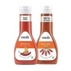 Veeba Sriracha Sauce, 320g with Peri Peri Sauce, 300g - Fast UK Delivery - Image 2