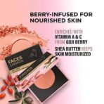FACESCANADA Berry Blush - Hop To The Beach 01, 4g | Lightweight Long Lasting Ultra-Matte HD Finish | Silky Smooth Texture | Melts Effortlessly & Buildable | Absorbs Oil | Shea Butter | Vitamin A & C - Fast UK Delivery - Image 5