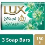 Lux Fresh Splash Cooling Mint & water lily Soap Bar, 3x150g - Fast UK Delivery - Image 3