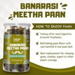 Delight Foods Banarasi Meetha Paan Mukhwas Mouth Freshener, 200grams | Without Supari & Areca Nut | Sweet Paan Hygienically Packed Jar | Traditional Mukhwas - Fast UK Delivery - Image 6