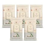 Baby Forest Mulmul Baby Wipes | Ultra-Soft Baby Wet Wipes | Water Based Wipes | Chemical Free & Organic Baby Wipes | 3x Thicker & Softer Wipes | 72 Wipes | Pack of 5 - Fast UK Delivery
