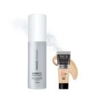 FACESCANADA Waterproof Fix & Finish Kit|Makeup Fixer (50Ml) + Absolute Ivory All Day Hydra Matte Mini Foundation (15Ml)|Makeup Kit For Women (Combo Pack Of 2) - Fast UK Delivery