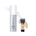 FACESCANADA Waterproof Fix & Finish Kit|Makeup Fixer (50Ml) + Absolute Ivory All Day Hydra Matte Mini Foundation (15Ml)|Makeup Kit For Women (Combo Pack Of 2) - Fast UK Delivery