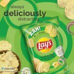Lay's Potato Chips 48 Gram, American Style Cream & Onion Flavour, Crunchy Chips & Snacks (Weight May Vary) - Fast UK Delivery - Image 5