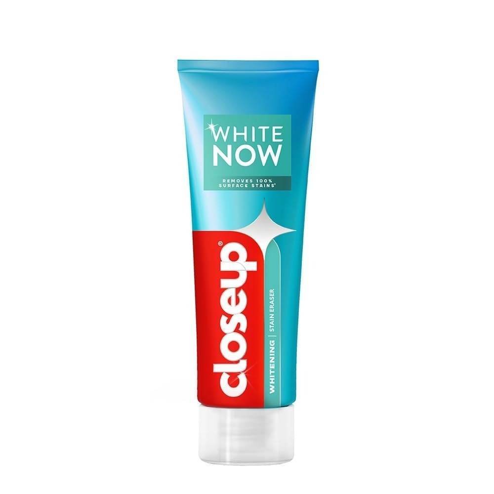 uk51PTeDlsB0L-1-1.jpg Closeup White Now Stain Eraser toothpaste for Teeth Whitening | Removes 100% surface stains to whiten teeth| Minty Fresh | Enamel safe & for daily use 100g - Fast UK Delivery - Image 1