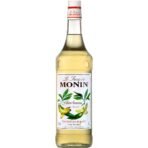 Monin Banana Yellow Flavoured Syrup, 1000 ml, Clear Light Gold, Large - Fast UK Delivery