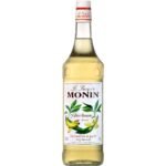 Monin Banana Yellow Flavoured Syrup, 1000 ml, Clear Light Gold, Large - Fast UK Delivery