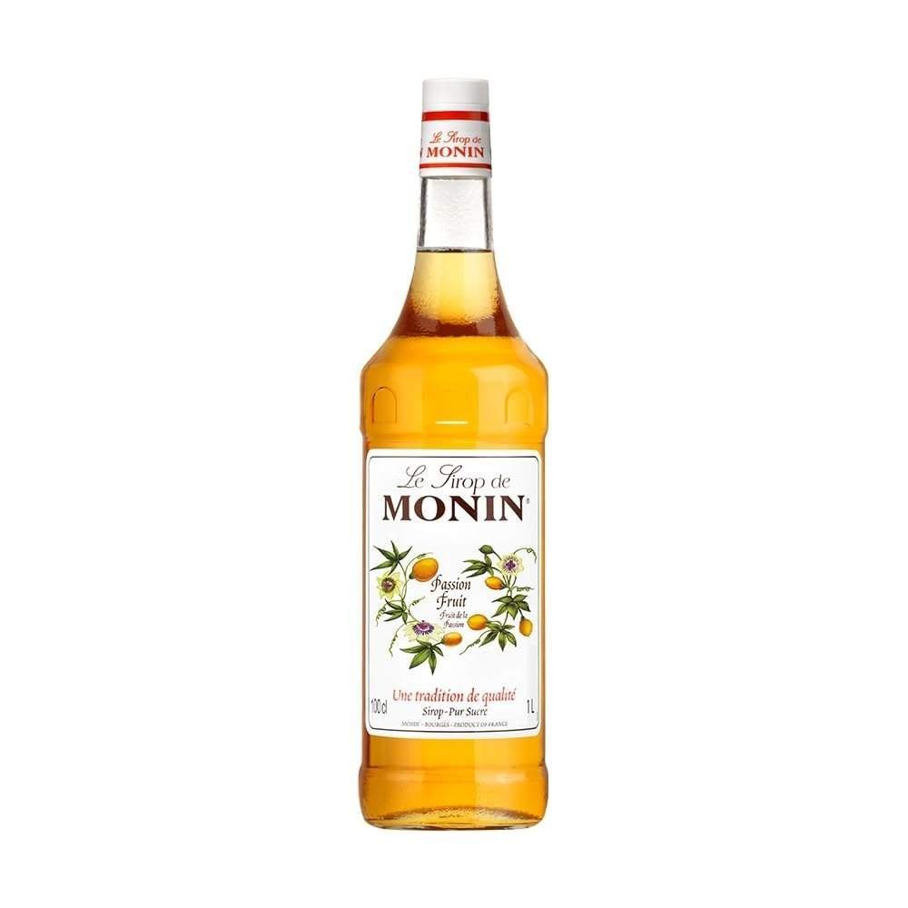 uk51PwRFX1yzL-1.jpg Monin Passion Fruit Syrup 1 LTR - Fast UK Delivery - Image 1