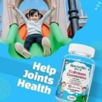 HealthyHey Nutrition Junior Calcium Gummies-For Kids-For Healthy Bones&Joints-Strawberry Flavour-30 Soft Gummies - Fast UK Delivery - Image 5