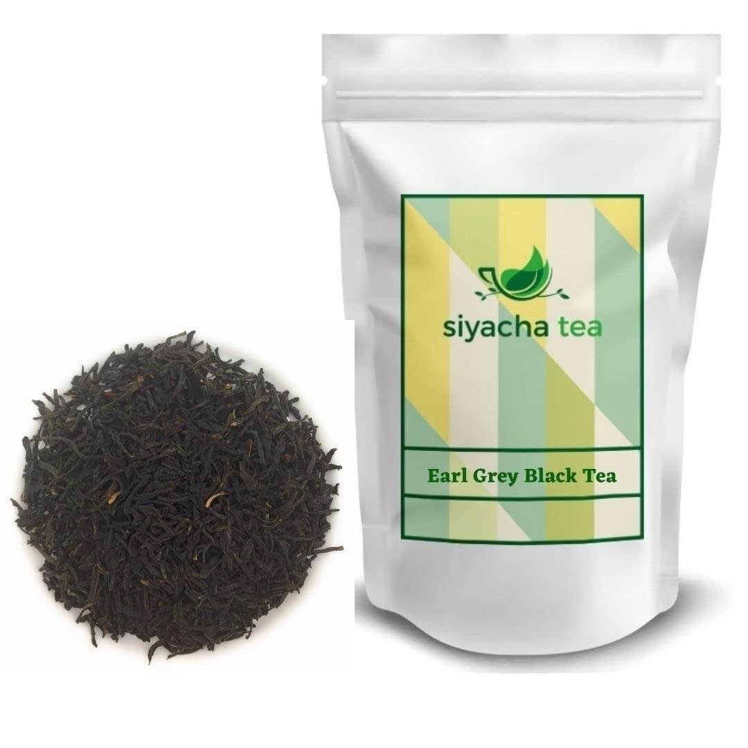 uk51QJ3I3IgvL-1-1.jpg Siyacha Tea Earl Grey Black Tea|1 KG | Premium Black Tea, English Classic Range, Light Strength, Mild and Refreshing Flavour|Makes 500 Cups (approx) - Fast UK Delivery - Image 1