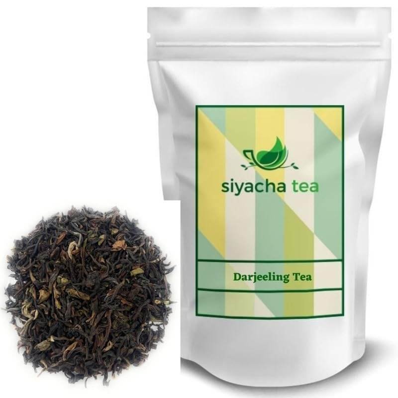 uk51QNZxBNqQL-1-1.jpg Siyacha Tea Darjeeling Black Tea|500g Pouch|Long Leaf Loose Tea|Special Finest Tippy Golden Flowery Orange Pekoe Blend|100% Pure and Authentic Darjeeling Long Leaf Black Tea||Natural|Healthy - Fast UK Delivery - Image 1