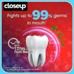 Closeup Fire + Freeze Toothpaste | Dual Sensation | No. 1 Gel Toothpaste|upto 12 hrs of fresh breath & white teeth | 150g - Fast UK Delivery - Image 6