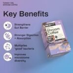 Ace Blend Turkey Tail SHROOM COFFEE | 5 Serves | Mushroom Coffee | KSM 66 Ashwagandha | L-Theanine | MCT Powder | Total Gut Health | 100% Arabica | Instant Black Coffee | Keto | Cold & Hot Brew - Fast UK Delivery - Image 5