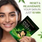 FACESCANADA Post-Makeup Detox Sheet Mask, 25G|Gentle Exfoliating Face Sheet Mask|Deep Cleansing|Rejuvenates Skin|Non-Drying|Matcha Green Tea Leaf Extract & Hyaluronic Acid|For All Skin Types - Fast UK Delivery - Image 5