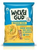WickedGud 2X Fiber Macaroni Pasta | No Maida | Durum Wheat Semolina | Brown Rice | Red Lentils | Healthy Diet Pasta - 400gm - Fast UK Delivery - Image 2