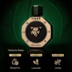 Bella Vita Luxury TIGER Man Liquid Eau De Parfum With Bergamot, Pink Pepper, Patchouli, Lavender, Agarwood & Oud Premium, Long Lasting Woody Fragrance For Men, 100ml - Fast UK Delivery - Image 6