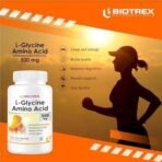L-Glycine Amino Acid 500mg Supplement, Supports healthy sleep & immune system, Supports Brain Health 120 Veg. Capsules - Fast UK Delivery - Image 5
