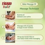 Figaro Baby Massage Oil with Goodness of Natural Olive oil enriched with vitamin E, Dermatologically tested, 400 ml (Pack of 2) - Fast UK Delivery - Image 6
