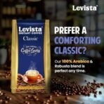 Levista Classic Pure Instant Coffee (100 Gram Pouch) | Premium Blend of 100% Arabica & Robusta Coffee Bean | Caffeine Coffee with Rich Bold Flavour for an Energising Experience - Fast UK Delivery - Image 4