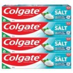 Colgate Active Salt Toothpaste, Daily Germ Protection, Combo Pack of 800g (Buy 3 Get 1 Free) with Salt and Mint, Healthy Gums & Teeth, Tooth paste that Fights Germs & Provides Fresh Breath - Fast UK Delivery - Image 2