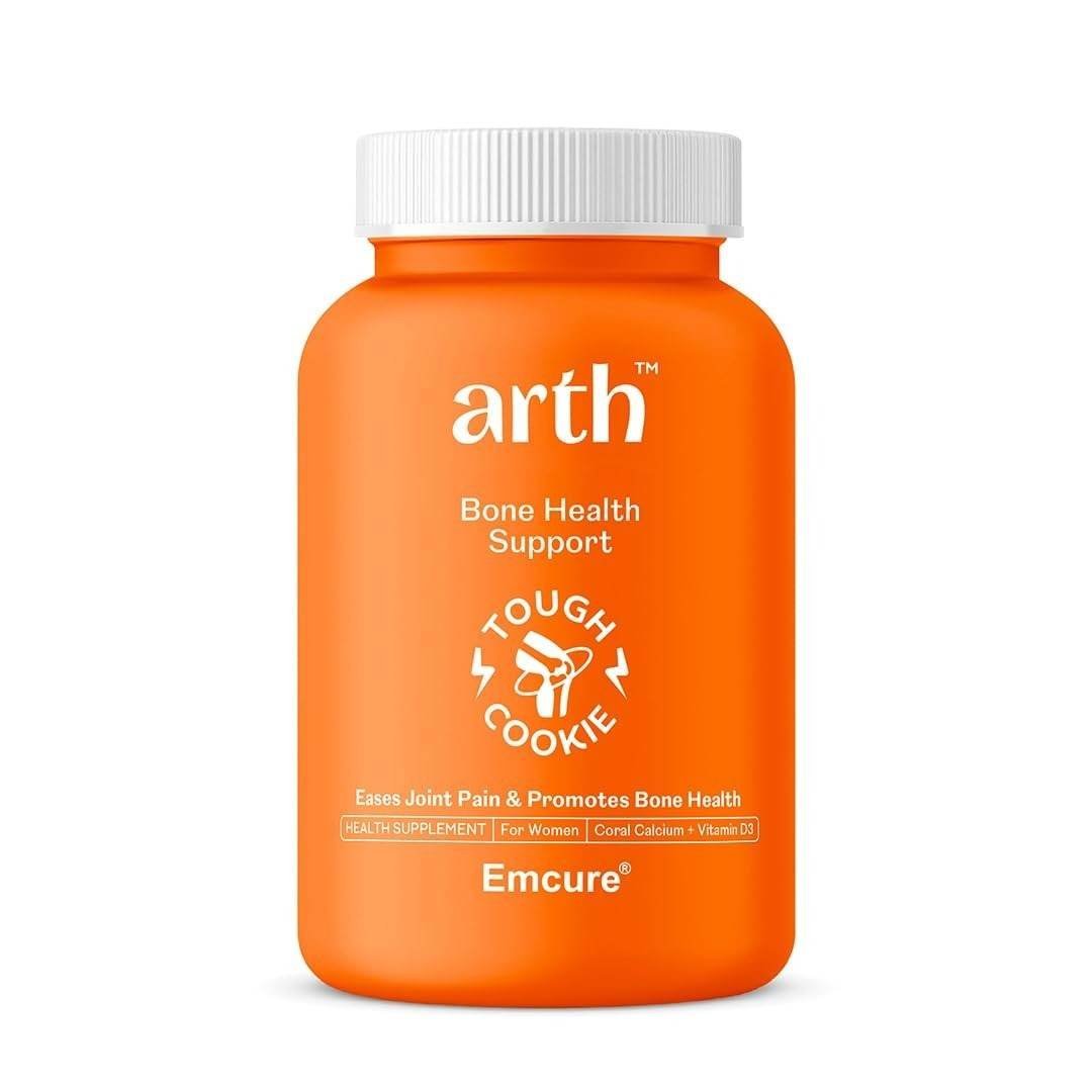uk51RFITEpY6L-1-1.jpg Arth Bone Health Support | Calcium Tablets for Women with Coral Calcium (1000mg) + Vitamin D (600 IU) | Helps Bone Health & Joint Support | 30-Day Supplement | 60 Veg Supplements - Fast UK Delivery - Image 1
