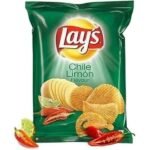 Lay's Chile Limon Potato Chips, 25 grams, Lemon - Fast UK Delivery