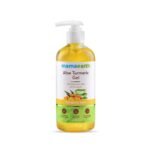 Mamaearth Aloe Turmeric Gel From 100% Pure Aloe Vera For Face, Skin & Hair with Turmeric & Vitamin E (300 ML) - Fast UK Delivery