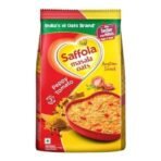 Saffola Masala Oats | 500g | Peppy Tomato | Tasty, Anytime Snack | Ready in 3 mins | Millets Goodness- with Bajra & Jowar | No maida , No added preservatives | Oats helps manage weight - Fast UK Delivery - Image 2